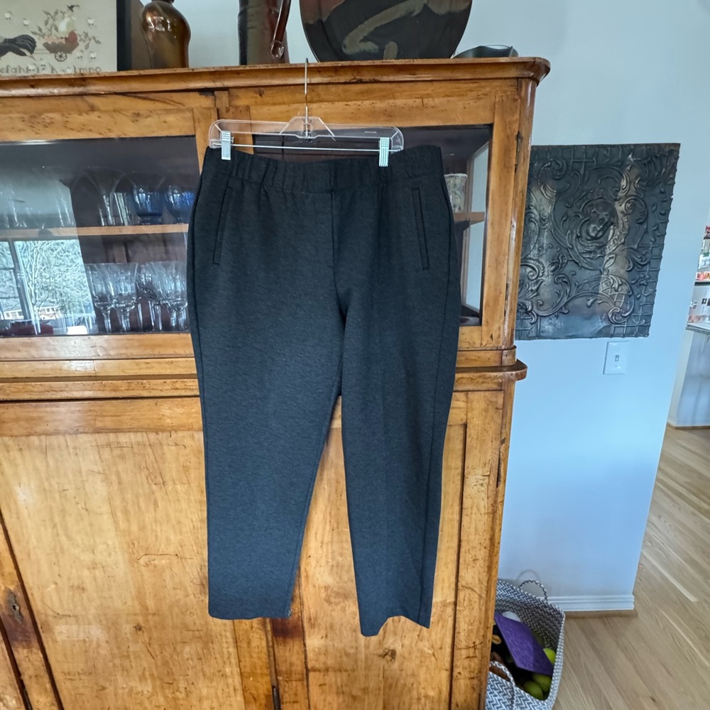 J. Jill Pointe slim leg Dark Charcoal Gray Pull-On Tapered Pants sz 2X NWT